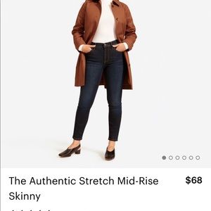 Everlane The Authentic Stretch Mid-Rise Skinny